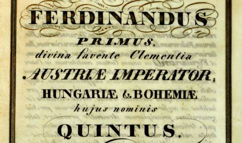 Naslovna strana Privilegija Plemenitog velikog ceha Svetoivanjskog 