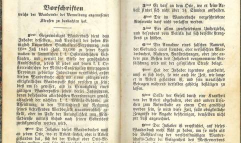 Svaki vanderbuch sadržavao je pravila ponašanja